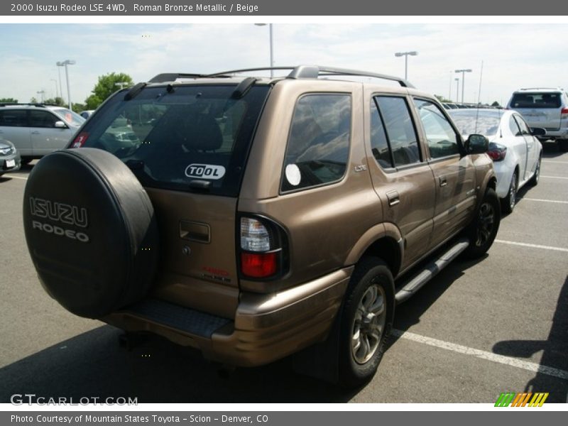 Roman Bronze Metallic / Beige 2000 Isuzu Rodeo LSE 4WD