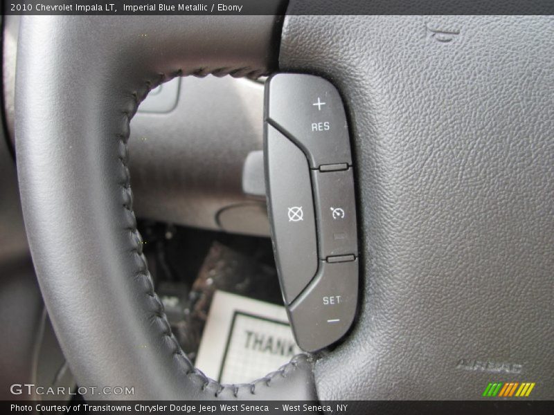 Imperial Blue Metallic / Ebony 2010 Chevrolet Impala LT