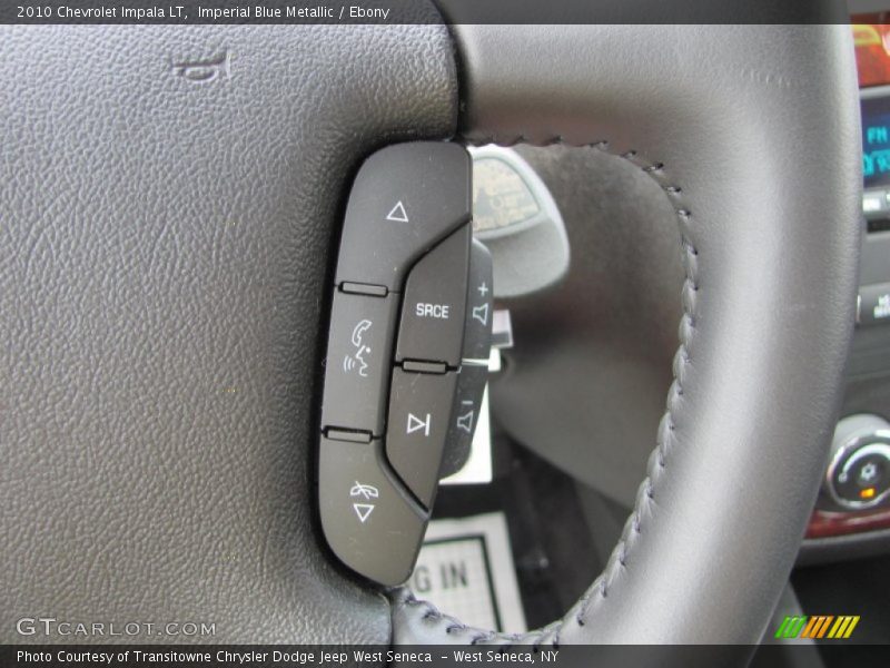 Imperial Blue Metallic / Ebony 2010 Chevrolet Impala LT