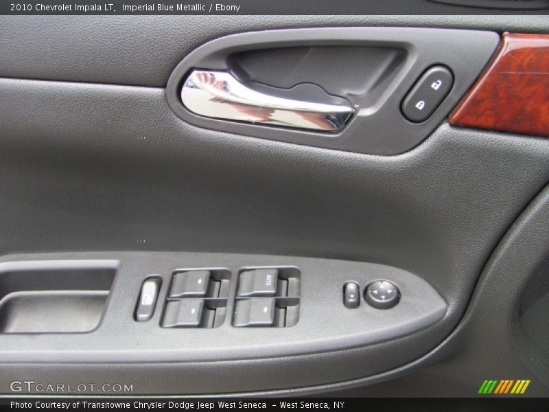 Imperial Blue Metallic / Ebony 2010 Chevrolet Impala LT