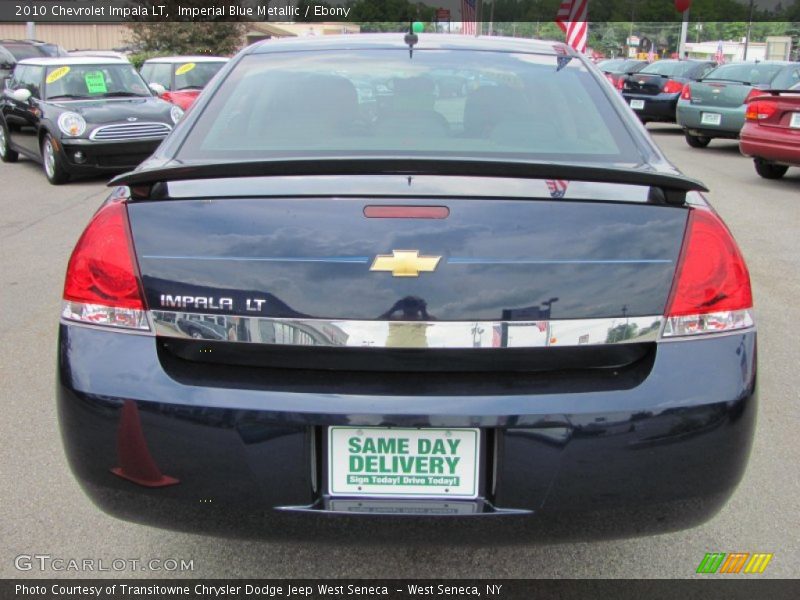 Imperial Blue Metallic / Ebony 2010 Chevrolet Impala LT
