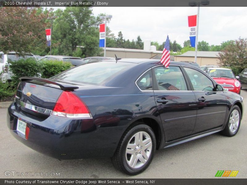 Imperial Blue Metallic / Ebony 2010 Chevrolet Impala LT
