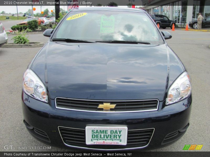 Imperial Blue Metallic / Ebony 2010 Chevrolet Impala LT