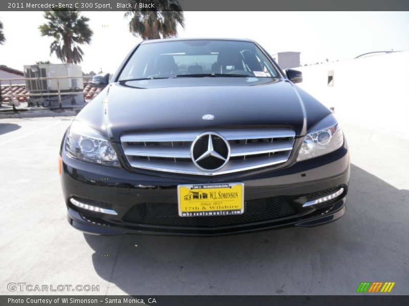 Black / Black 2011 Mercedes-Benz C 300 Sport