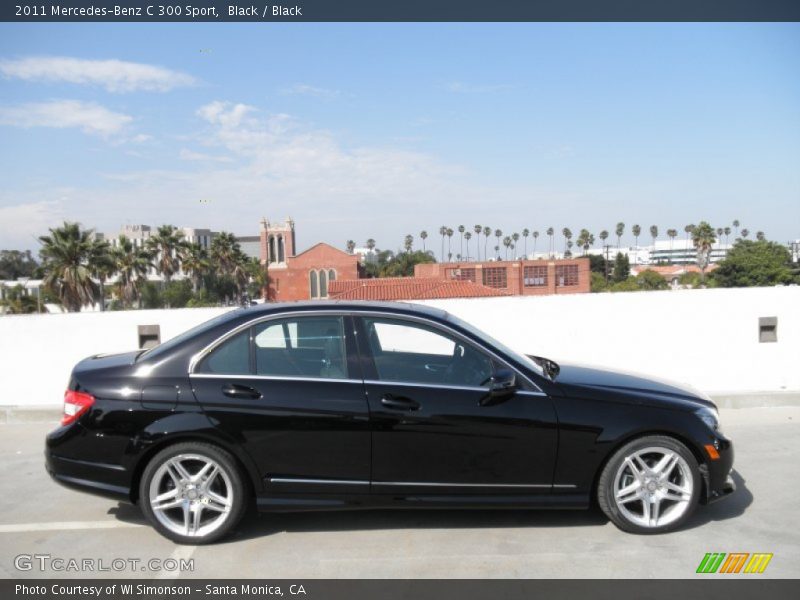 Black / Black 2011 Mercedes-Benz C 300 Sport