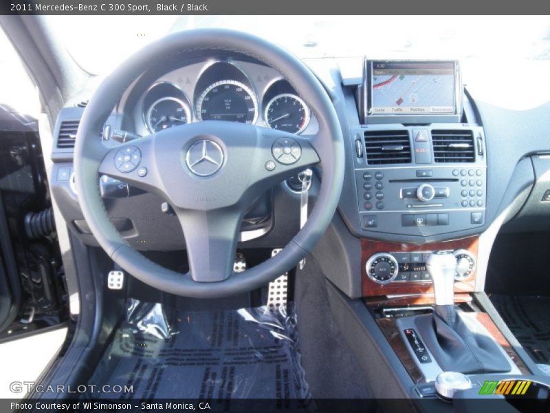 Black / Black 2011 Mercedes-Benz C 300 Sport