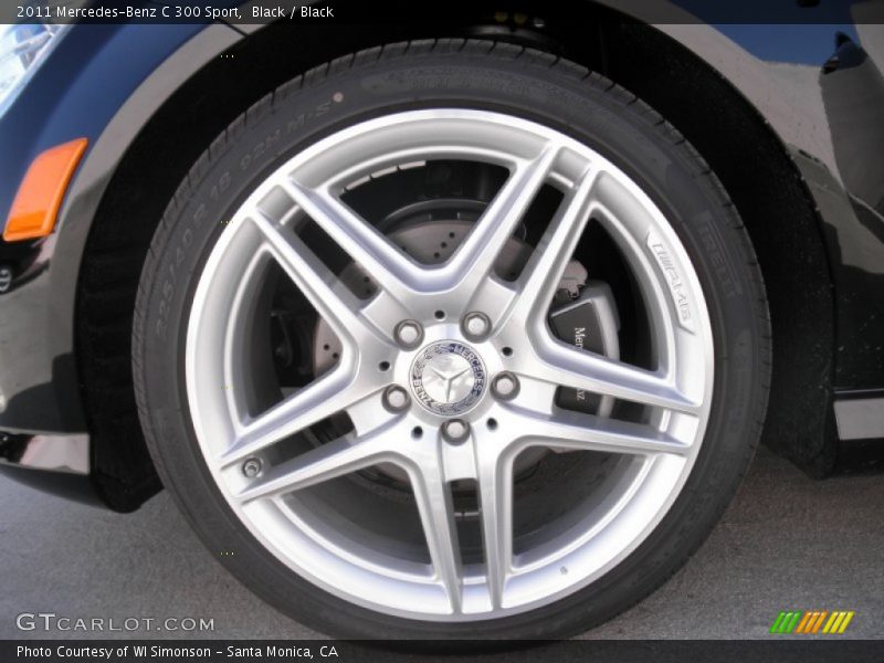 Black / Black 2011 Mercedes-Benz C 300 Sport