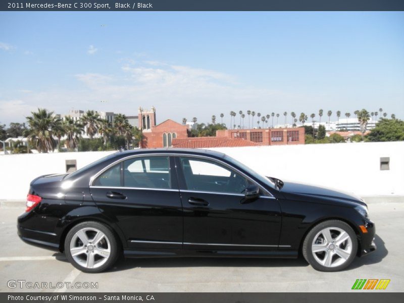 Black / Black 2011 Mercedes-Benz C 300 Sport