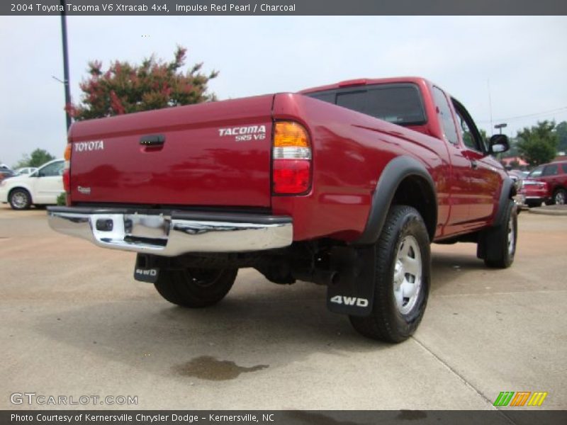 Impulse Red Pearl / Charcoal 2004 Toyota Tacoma V6 Xtracab 4x4