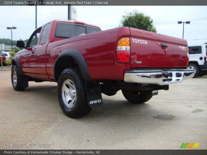 Impulse Red Pearl / Charcoal 2004 Toyota Tacoma V6 Xtracab 4x4