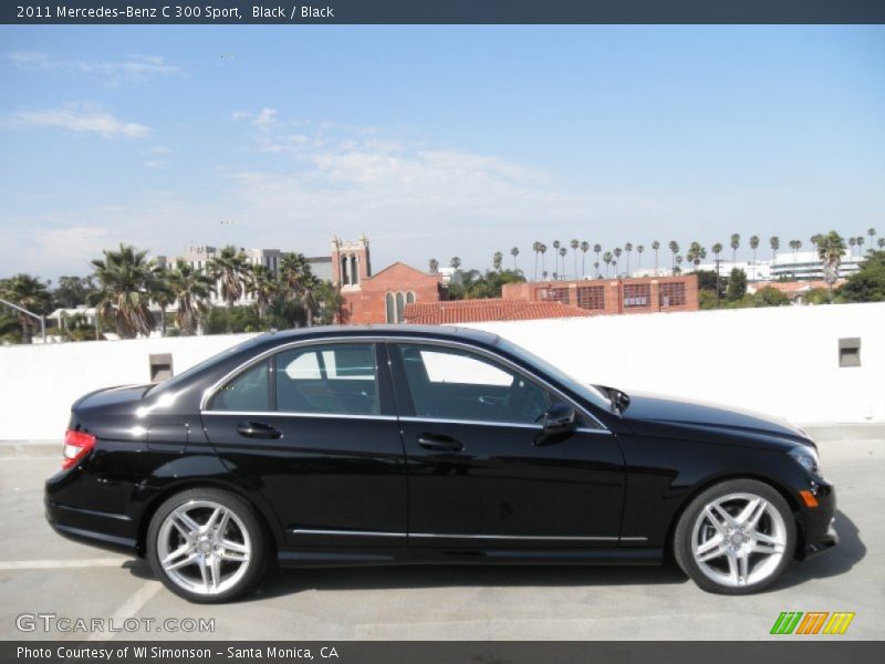 Black / Black 2011 Mercedes-Benz C 300 Sport