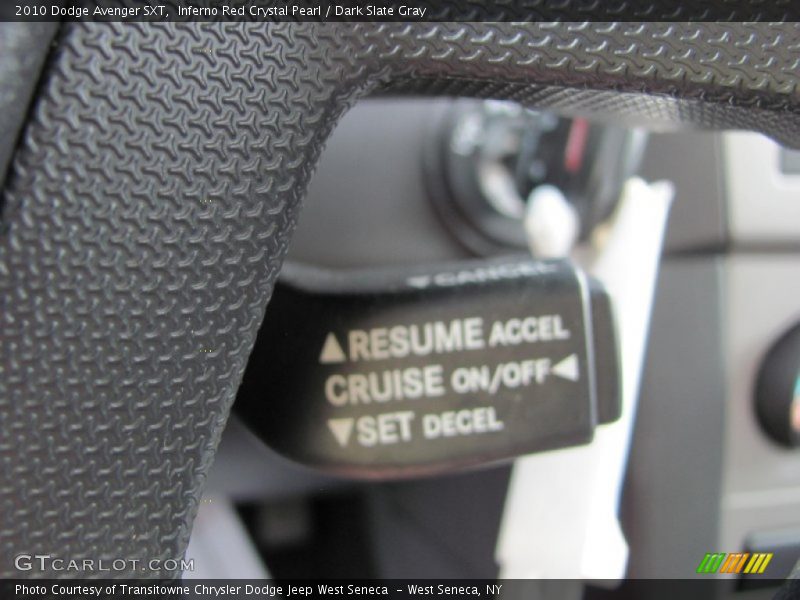 Inferno Red Crystal Pearl / Dark Slate Gray 2010 Dodge Avenger SXT