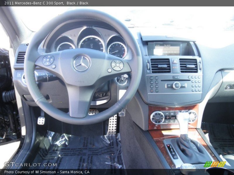 Black / Black 2011 Mercedes-Benz C 300 Sport
