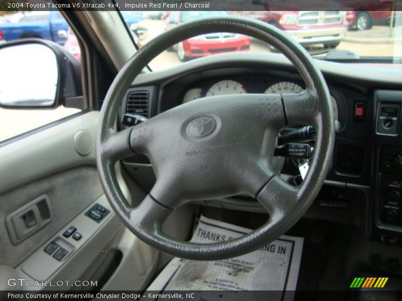 Impulse Red Pearl / Charcoal 2004 Toyota Tacoma V6 Xtracab 4x4