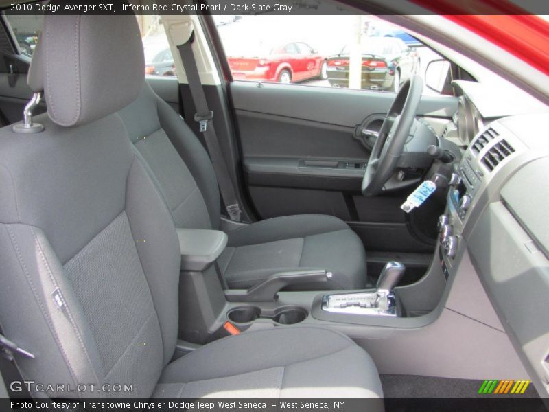 Inferno Red Crystal Pearl / Dark Slate Gray 2010 Dodge Avenger SXT