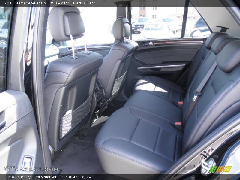 Black / Black 2011 Mercedes-Benz ML 350 4Matic