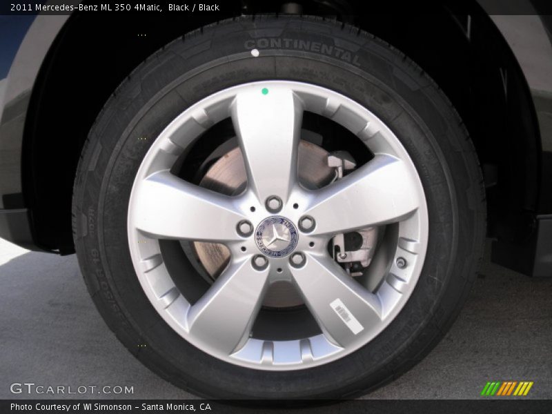 Black / Black 2011 Mercedes-Benz ML 350 4Matic
