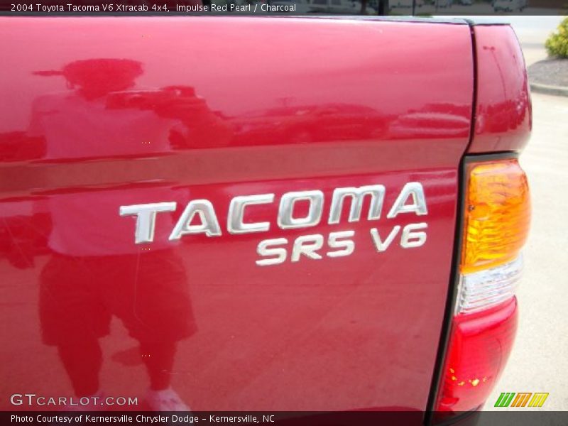 Impulse Red Pearl / Charcoal 2004 Toyota Tacoma V6 Xtracab 4x4