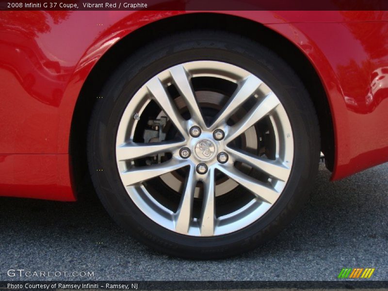 Vibrant Red / Graphite 2008 Infiniti G 37 Coupe