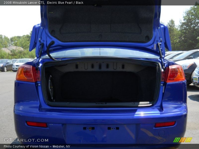 Electric Blue Pearl / Black 2008 Mitsubishi Lancer GTS