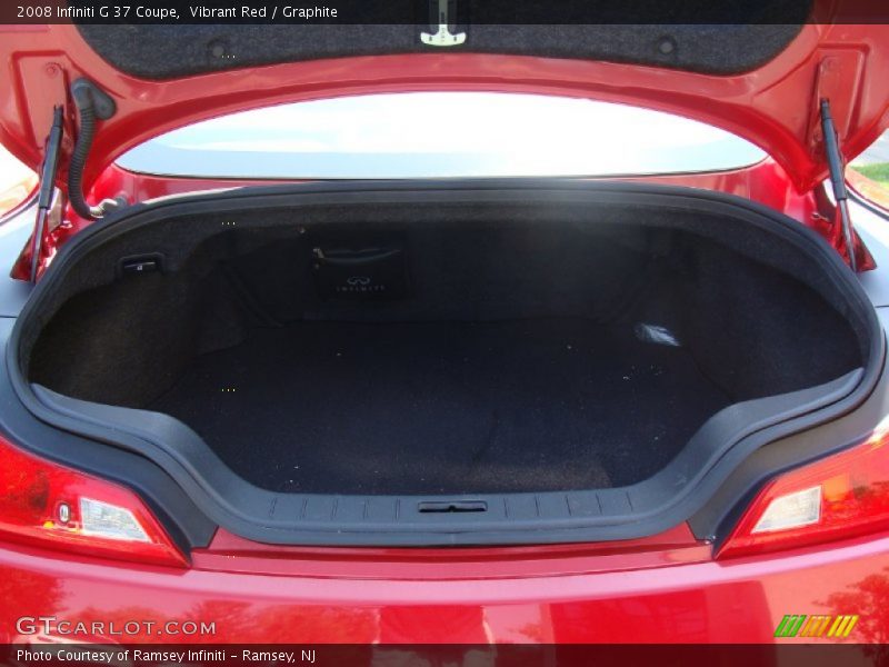 Vibrant Red / Graphite 2008 Infiniti G 37 Coupe