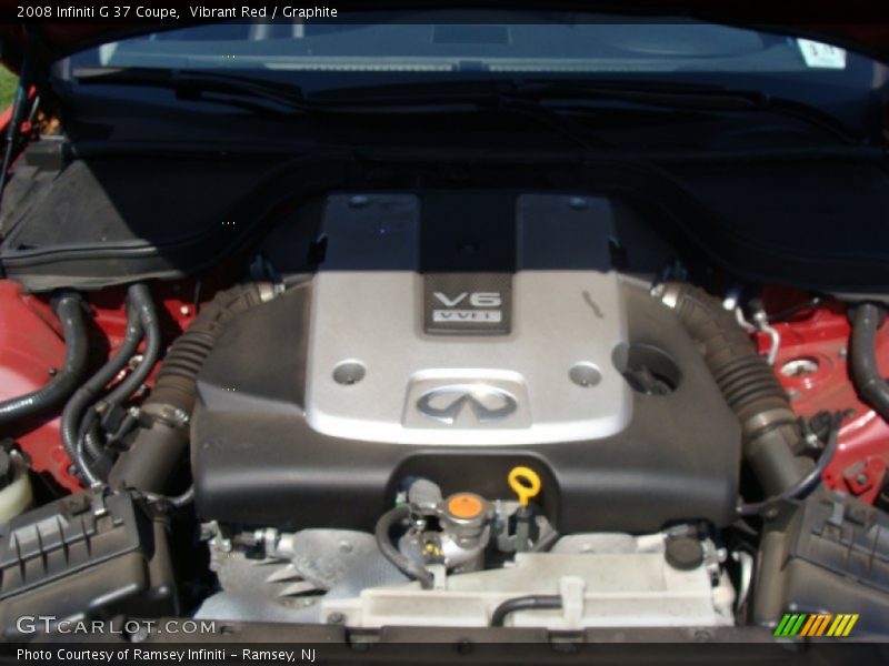 Vibrant Red / Graphite 2008 Infiniti G 37 Coupe