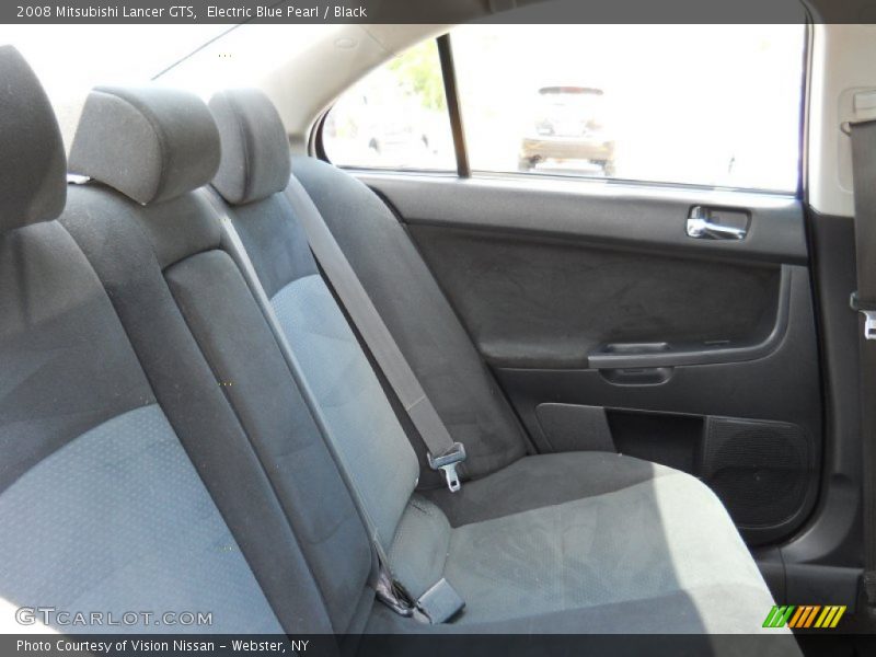 Electric Blue Pearl / Black 2008 Mitsubishi Lancer GTS