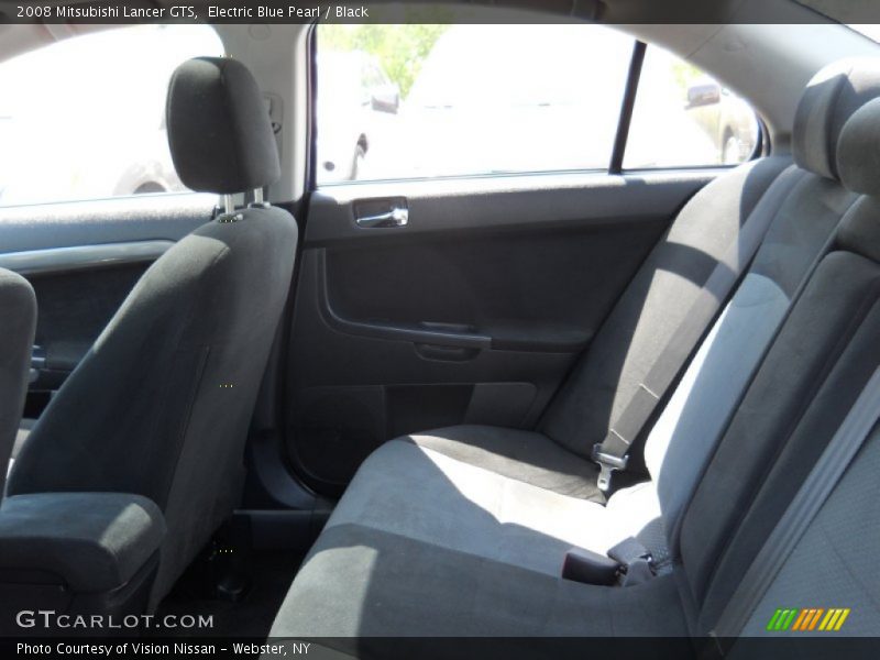 Electric Blue Pearl / Black 2008 Mitsubishi Lancer GTS