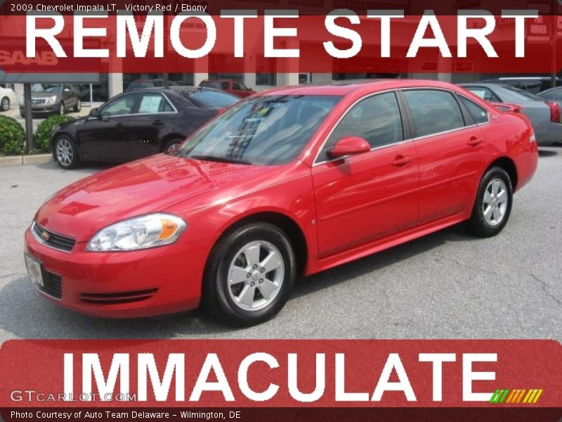 Victory Red / Ebony 2009 Chevrolet Impala LT