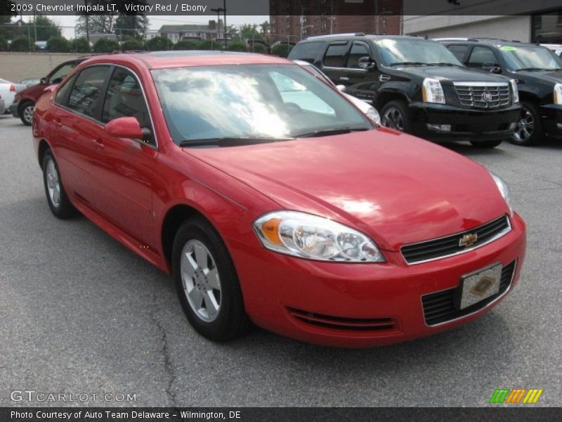 Victory Red / Ebony 2009 Chevrolet Impala LT