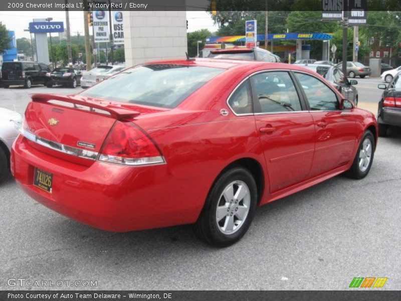 Victory Red / Ebony 2009 Chevrolet Impala LT