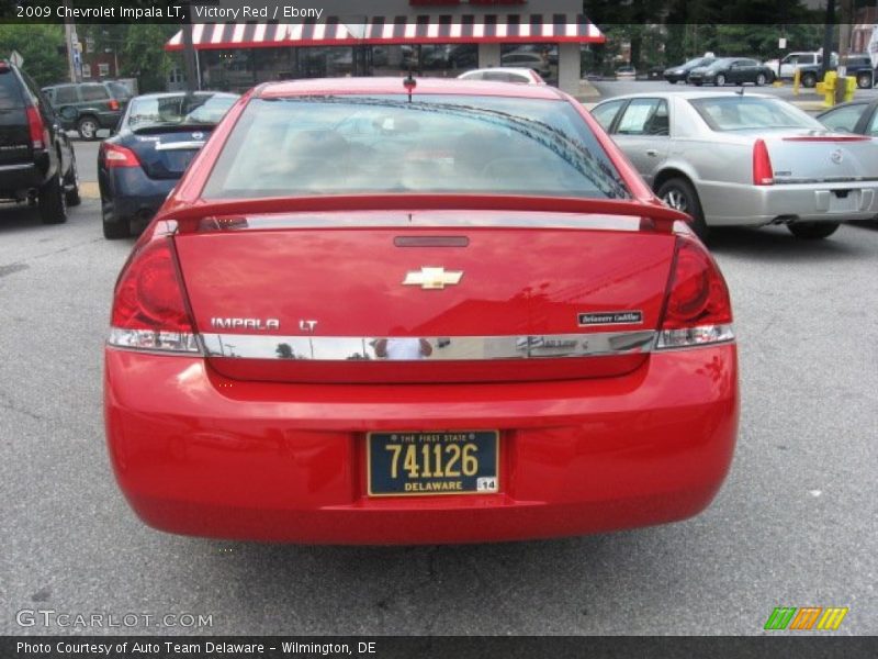 Victory Red / Ebony 2009 Chevrolet Impala LT