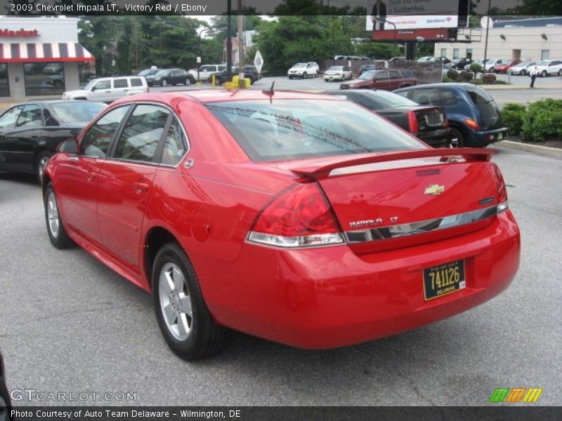 Victory Red / Ebony 2009 Chevrolet Impala LT