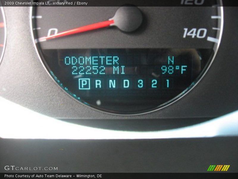 Victory Red / Ebony 2009 Chevrolet Impala LT