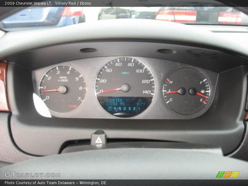 Victory Red / Ebony 2009 Chevrolet Impala LT