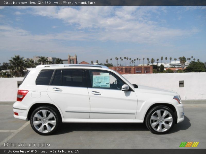 Arctic White / Almond/Black 2011 Mercedes-Benz GLK 350