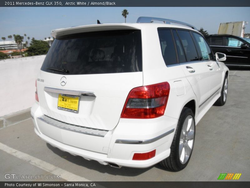 Arctic White / Almond/Black 2011 Mercedes-Benz GLK 350