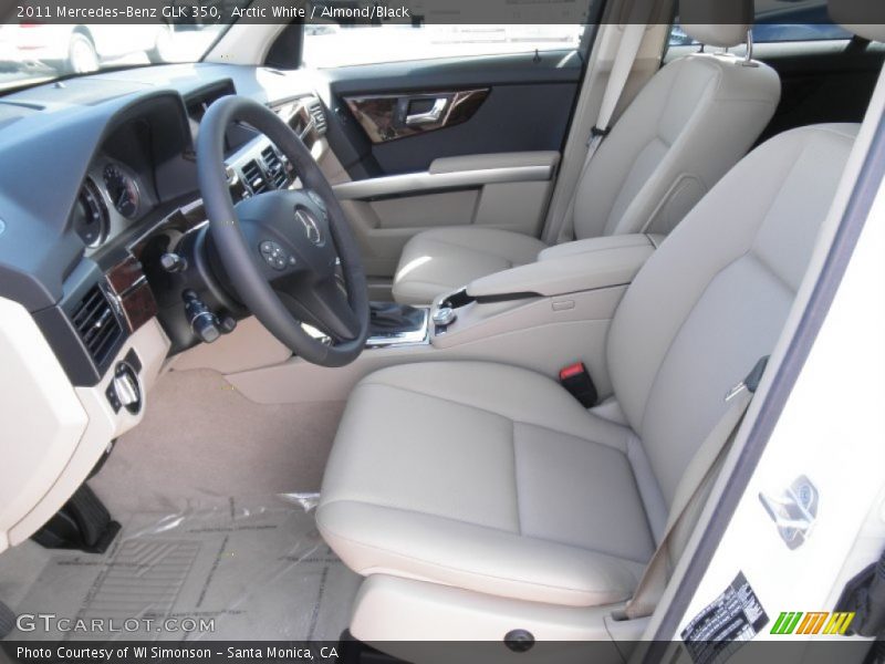 Arctic White / Almond/Black 2011 Mercedes-Benz GLK 350