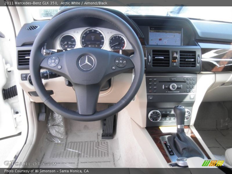 Arctic White / Almond/Black 2011 Mercedes-Benz GLK 350