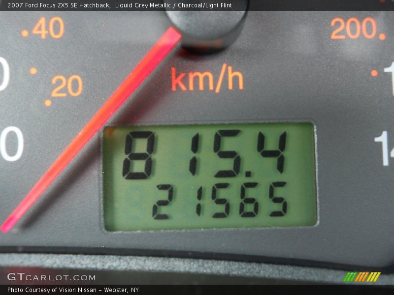 Liquid Grey Metallic / Charcoal/Light Flint 2007 Ford Focus ZX5 SE Hatchback