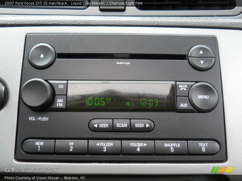 Liquid Grey Metallic / Charcoal/Light Flint 2007 Ford Focus ZX5 SE Hatchback