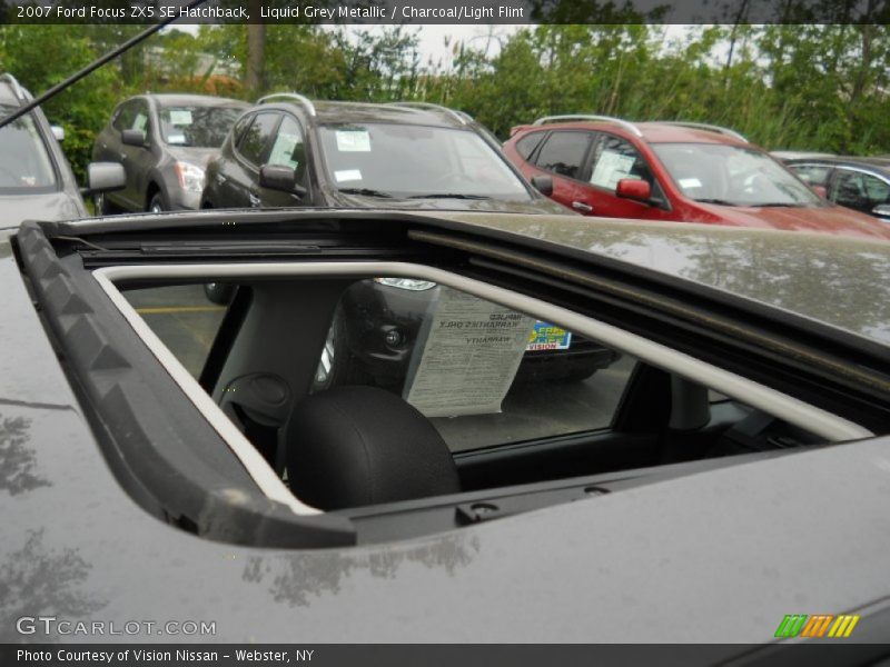 Liquid Grey Metallic / Charcoal/Light Flint 2007 Ford Focus ZX5 SE Hatchback