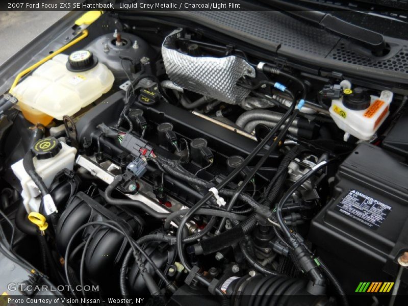 Liquid Grey Metallic / Charcoal/Light Flint 2007 Ford Focus ZX5 SE Hatchback
