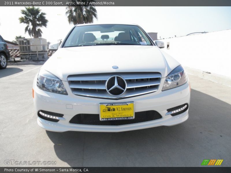 Arctic White / Almond/Mocha 2011 Mercedes-Benz C 300 Sport