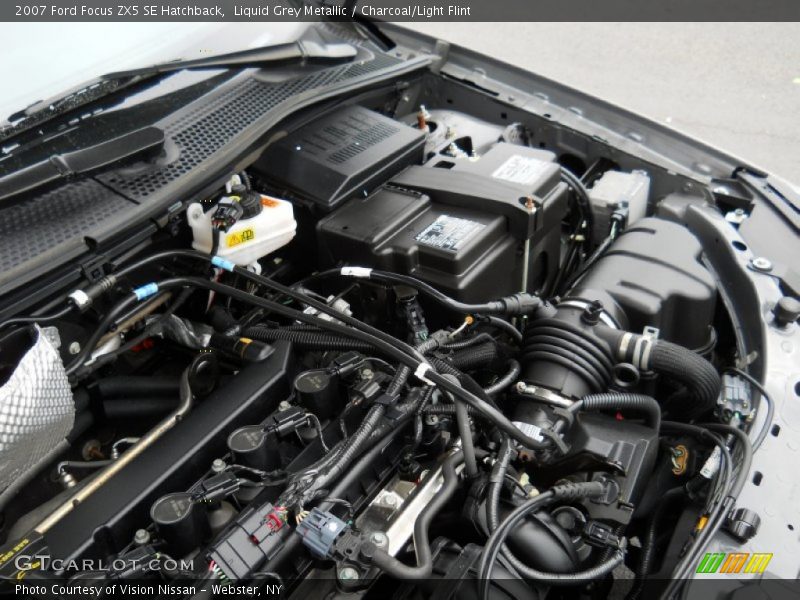 Liquid Grey Metallic / Charcoal/Light Flint 2007 Ford Focus ZX5 SE Hatchback