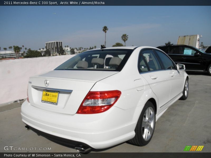 Arctic White / Almond/Mocha 2011 Mercedes-Benz C 300 Sport