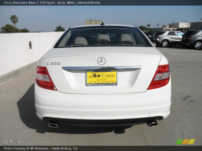 Arctic White / Almond/Mocha 2011 Mercedes-Benz C 300 Sport