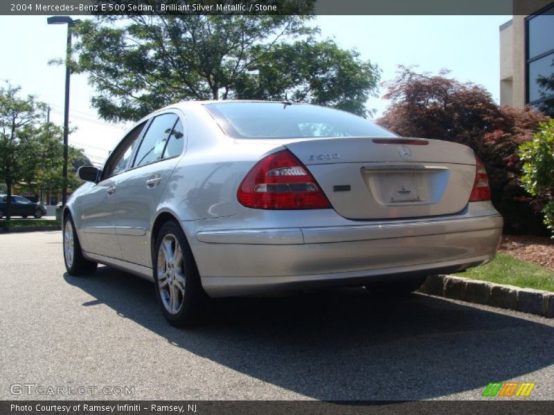 Brilliant Silver Metallic / Stone 2004 Mercedes-Benz E 500 Sedan