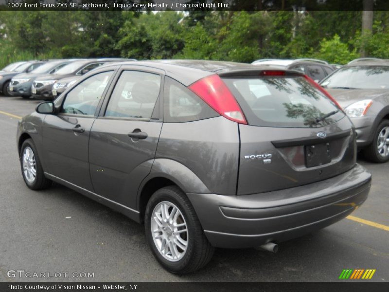 Liquid Grey Metallic / Charcoal/Light Flint 2007 Ford Focus ZX5 SE Hatchback