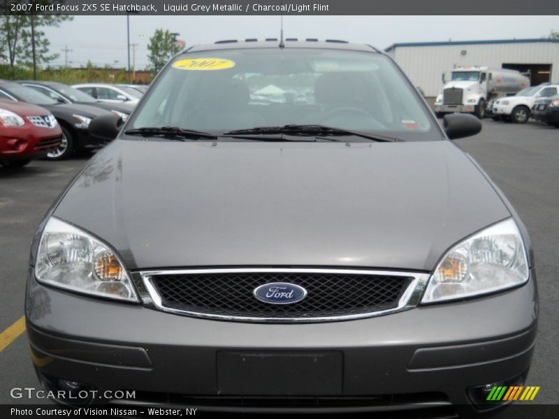 Liquid Grey Metallic / Charcoal/Light Flint 2007 Ford Focus ZX5 SE Hatchback